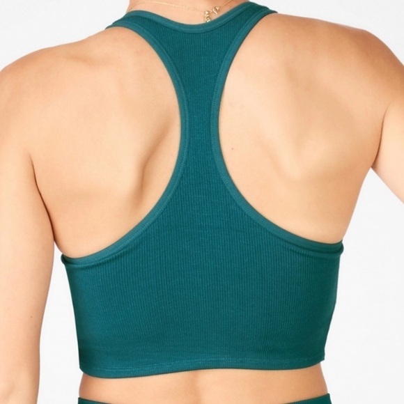 Fabletics Kinsley front knot sports bra / crop top - Picture 3 of 6
